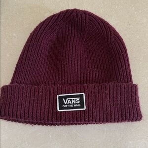 Vans Maroon Knit Beanie